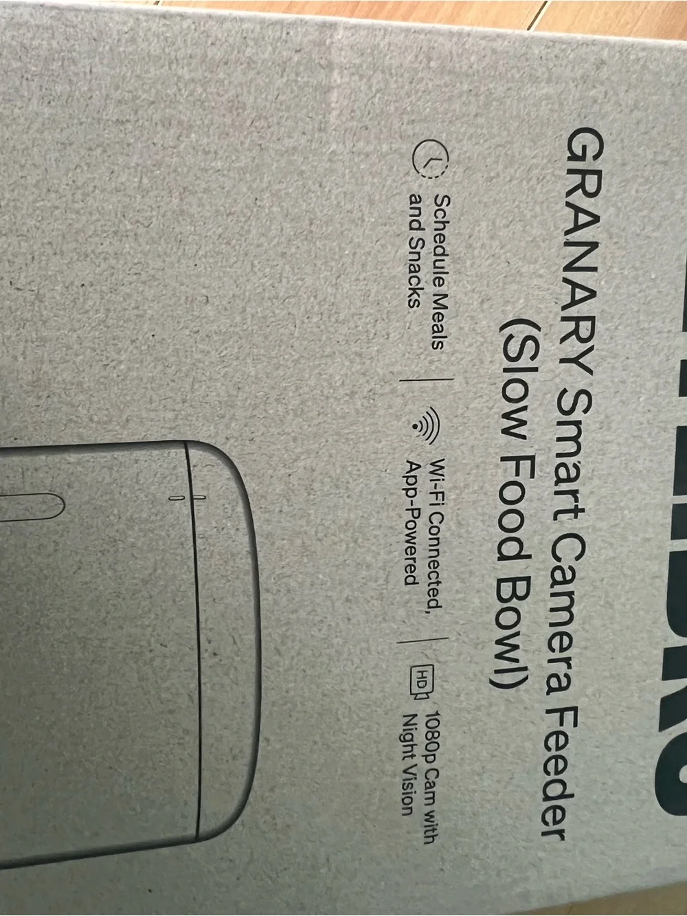 Granary Smart Camera Feeder - black